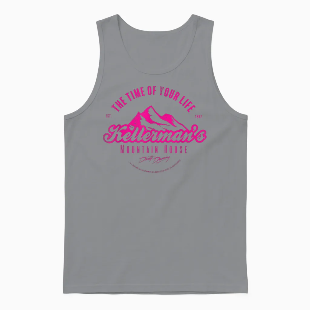 The Dirty Dance Time of Your Life Kellermans Mountain House T-Shirt, White, S Unisex Tank Top in Sport Grey