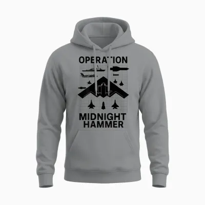 Operation Midnight Hammer Unisex Hoodie - Sport Grey