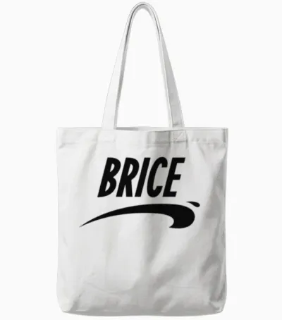 Brice in Nice Tote Bags - White