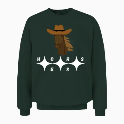 Horses Unisex Sweatshirt - Forest