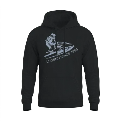 Jet Ski Legend 1993 Birthday Unisex Hoodie - Black