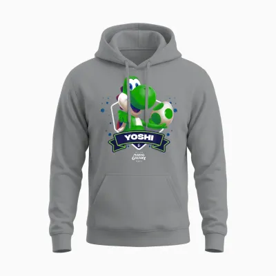 The Super Mario Galaxy Movie Yoshi Champion Unisex Hoodie - Sport Grey