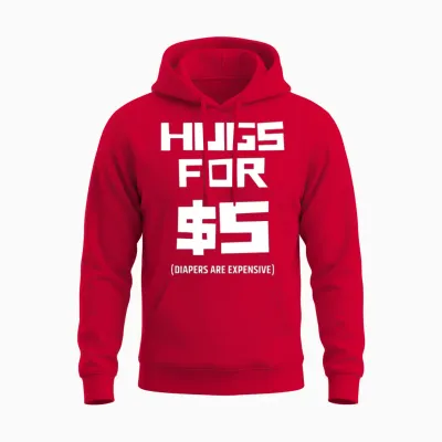 Designhugs for 5 Retro Unisex Hoodie - Red