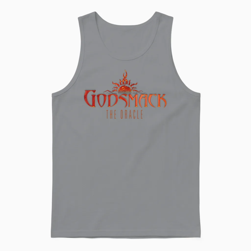 Godsmack the Oracle Red Unisex Tank Top in Sport Grey