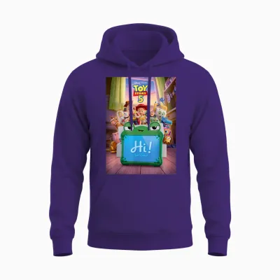 Disney and Pixar's Toy Story 5 Lilypad Hi Let's Play Unisex Hoodie - Purple