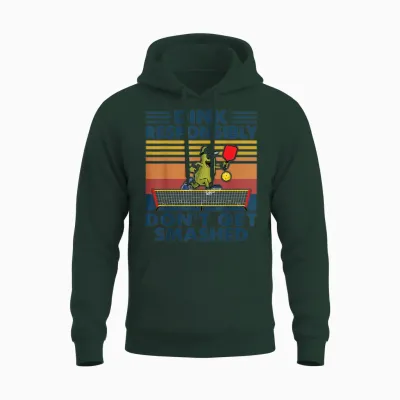 Funny Pickleball Unisex Hoodie - Forest