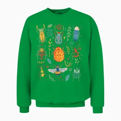 Insect Bug Collection Collector Entomologist Entomology Unisex Sweatshirt - Irish Green
