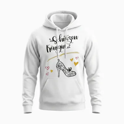 Königin Schützenfest Schützenkönigin Verein Schützenkönig Unisex Hoodie - White