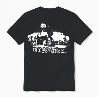 My Chemical Romance Live T-Shirt, Black Unisex T-Shirt - Black