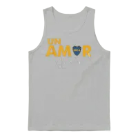 Club Atletico Boca Juniors El Mejor Papa Unisex Tank Top - Ash – 1