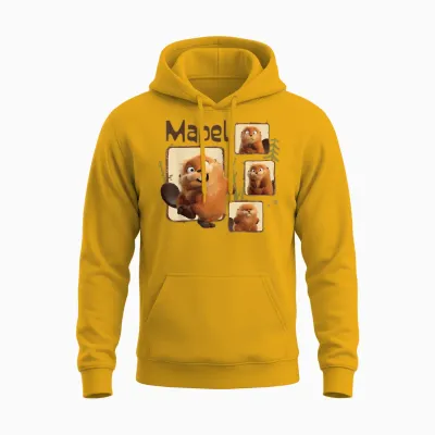 Disney and Pixar's Hoppers Beaver Mabel Tanaka Unisex Hoodie - Gold