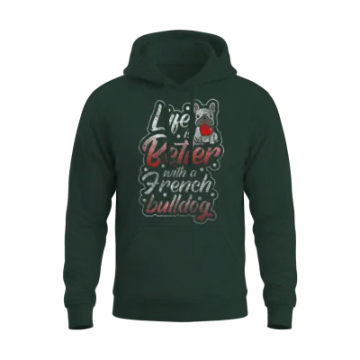Bulldog Dog Owner Hunting Dog Unisex Hoodie - Forest