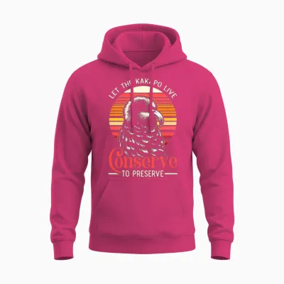 Endangered Species Kakapo Animal Rights Activist Unisex Hoodie - Heliconia