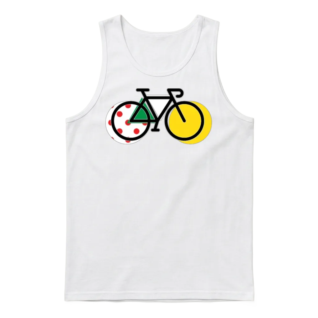 Tour France 2023 / Bike Race Unisex Tank Top - White