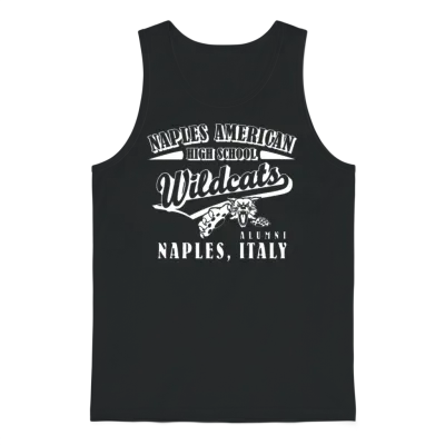 Naples American High School Wildcats Alumni Unisex Tank Top - Black