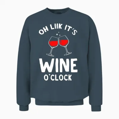 Wine Lovers Funny Women Funny Mom Wife Unisex Sweatshirt - Dark Heather
