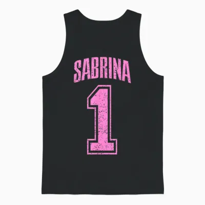 Sabrina Supporter Number 1 Biggest Fan Unisex Tank Top - Black