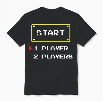 Retro Game Unisex T-Shirt - Black