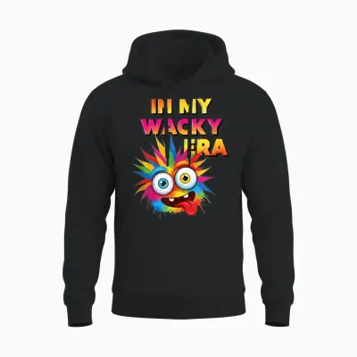 Wacky Costume Mismatch Day Outfit Unisex Hoodie - Black