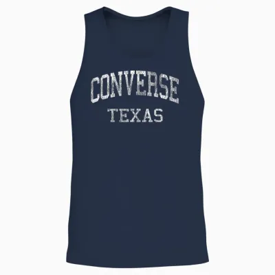 Converse Texas Tx Sportdesign Im Vintage-Stil Unisex Tank Top - Navy