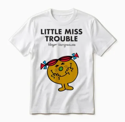 Mr. Men Little Miss Trouble Unisex T-Shirt - White