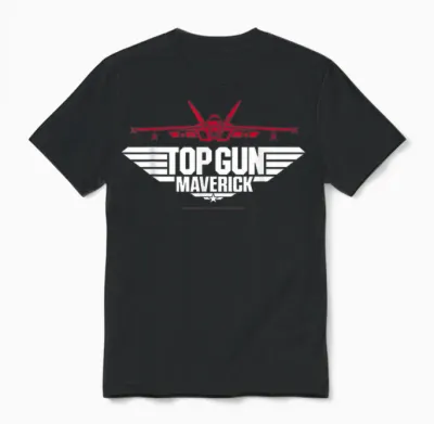 Top Gun Maverick Kampfjet Unisex T-Shirt - Black
