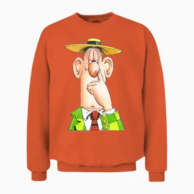 Nose Picker Unisex Sweatshirt - Orange