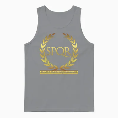 Spqr Unisex Tank Top - Sport Grey