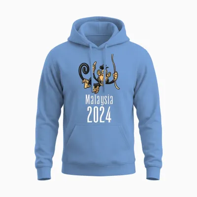 Malaysia 2024 Unisex Hoodie - Carolina Blue