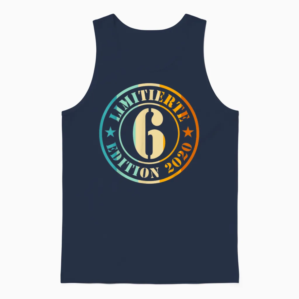 6. Geburtstag Junge Mädchen Limited Edition 2012 Jahre Unisex Tank Top in Navy