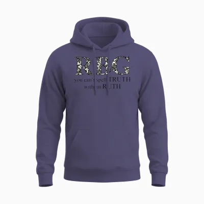 Rbg Lace No Truth Without Ruth Unisex Hoodie - Heather Sport Dark Navy