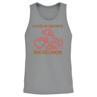 Funny Dog Comic Quotes on Love & Hipster Unisex Tank Top - Sport Grey – 2