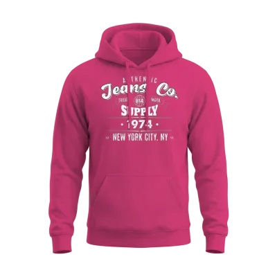New York City Born in 1974 Vintage Birthday Unisex Hoodie - Heliconia