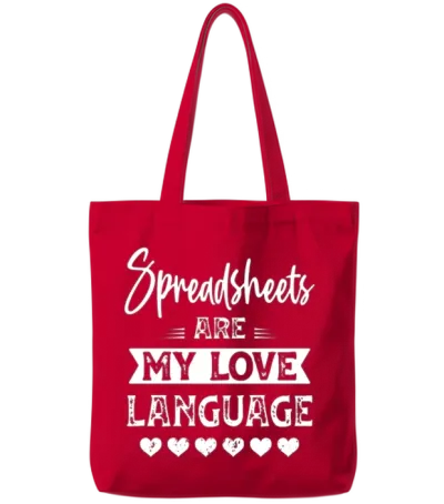 Funny Accounting for Accountants Cry Tote Bags - Red