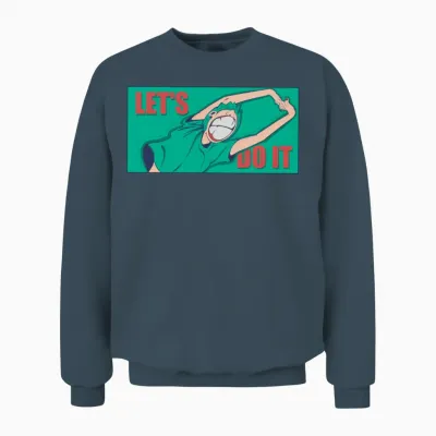 Let's Do It. Unisex Sweatshirt - Dark Heather