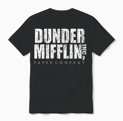 Dunder Mifflin Inc Unisex T-Shirt - Black