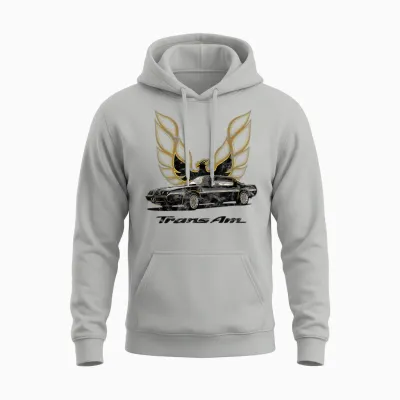 Classic Old School Muscle Car Classic American Unisex Hoodie - Ash
