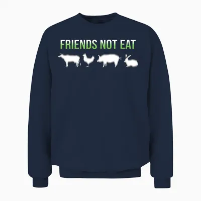 Animal Funny Saying Unisex Sweatshirt - Navy