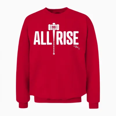 Aaron Judge - All Rise - New York Baseball Unisex Sweatshirt - Red
