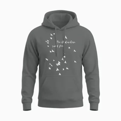 Die Gedanken Sind Frei Freiheit Sapere Aude Unisex Hoodie - Graphite Heather