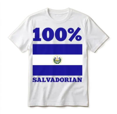 El Salvador Unisex T-Shirt - White