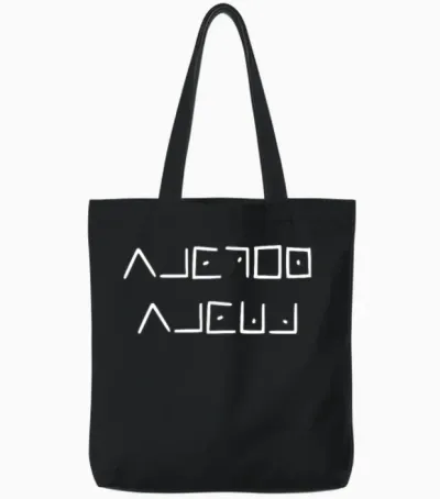 Masonic Cipher Master Mason Tote Bags - Black