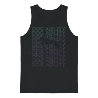 Dog Agility Dog Training Trainer Retro Unisex Tank Top - Black – 1