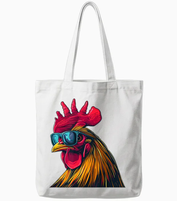 Cooles Hahn Sonnenbrille Kostüm Für Jungen Und Mädchen Tote Bags in White