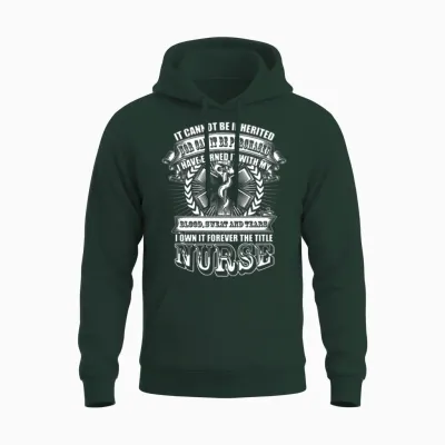 Proud Rn First Responder Nursing Nurse Unisex Hoodie - Forest