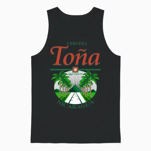 Tona Beer Wine & Gift Unisex Tank Top in Black