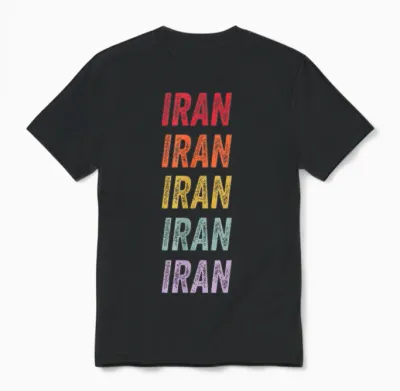 Iran Unisex T-Shirt - Black