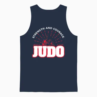 Judo Strength Unisex Tank Top - Navy