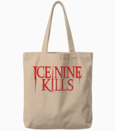 Ice Nine Kills – Crow Logo T-Shirt, Black, S Tote Bags - Natural