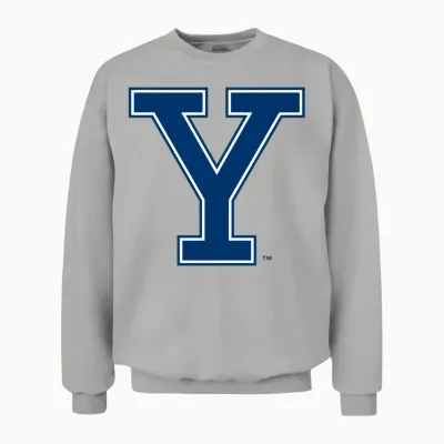 Yale Bulldogs | Produit Officiel De L'université Ncaa | Yale005 Manche Longue Unisex Sweatshirt - Ash